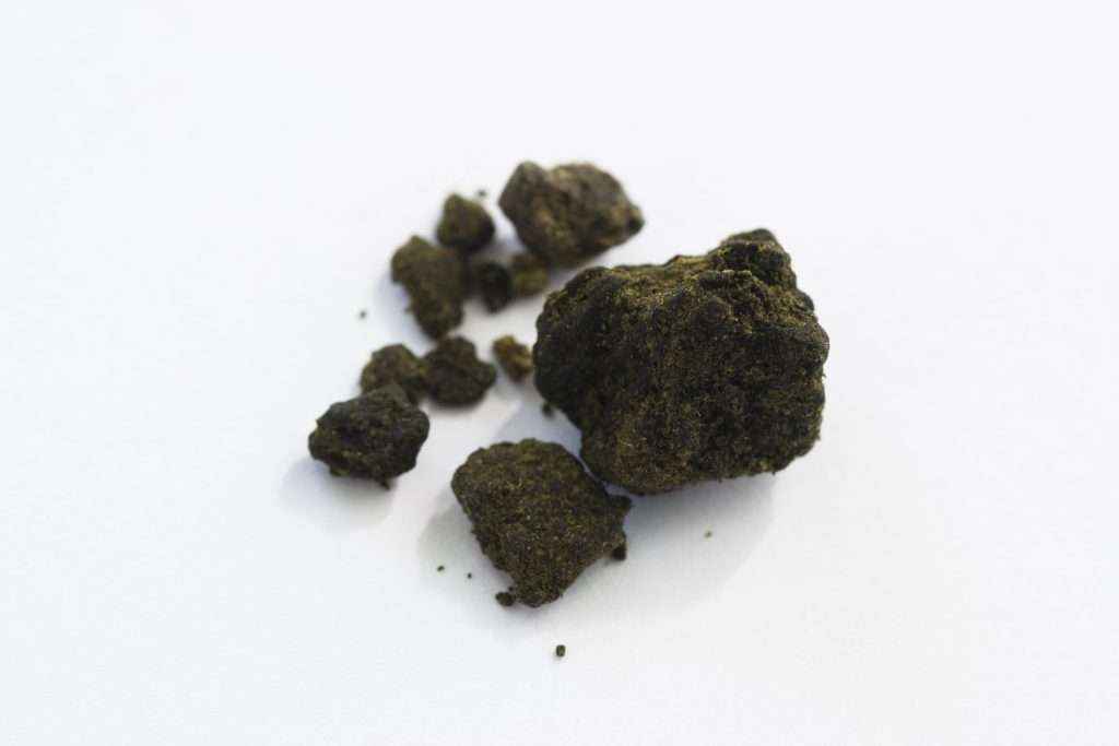 hash derived from the cannabis plant