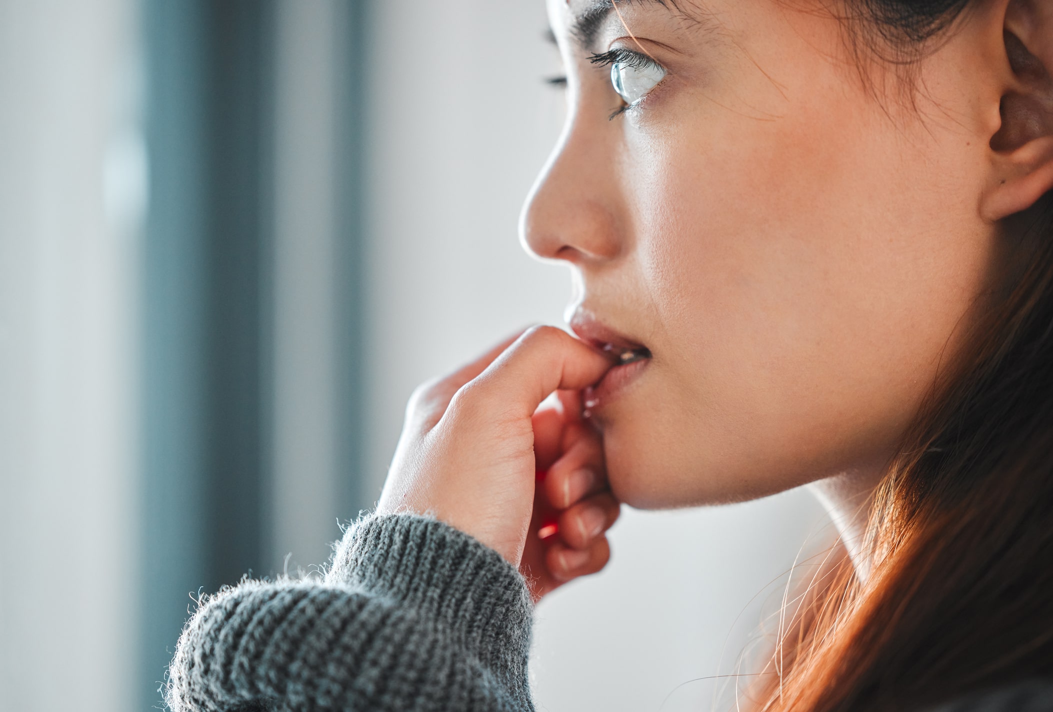 woman with anxiety wonders if she should go to the hospital